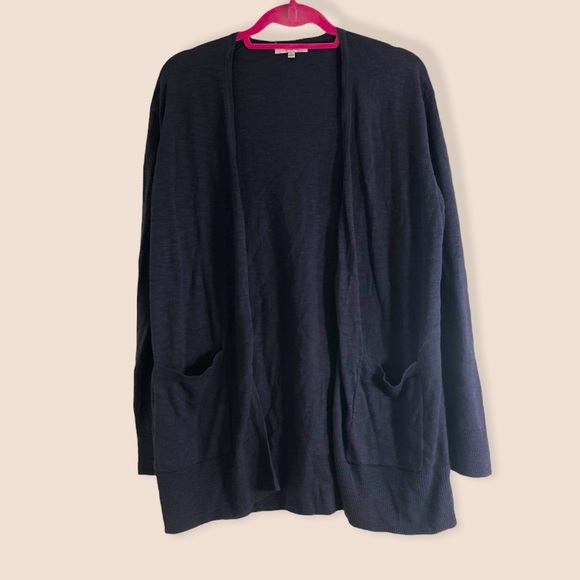 Madewell Open Front Pocketed Slub Cardigan - Picture 4 of 6